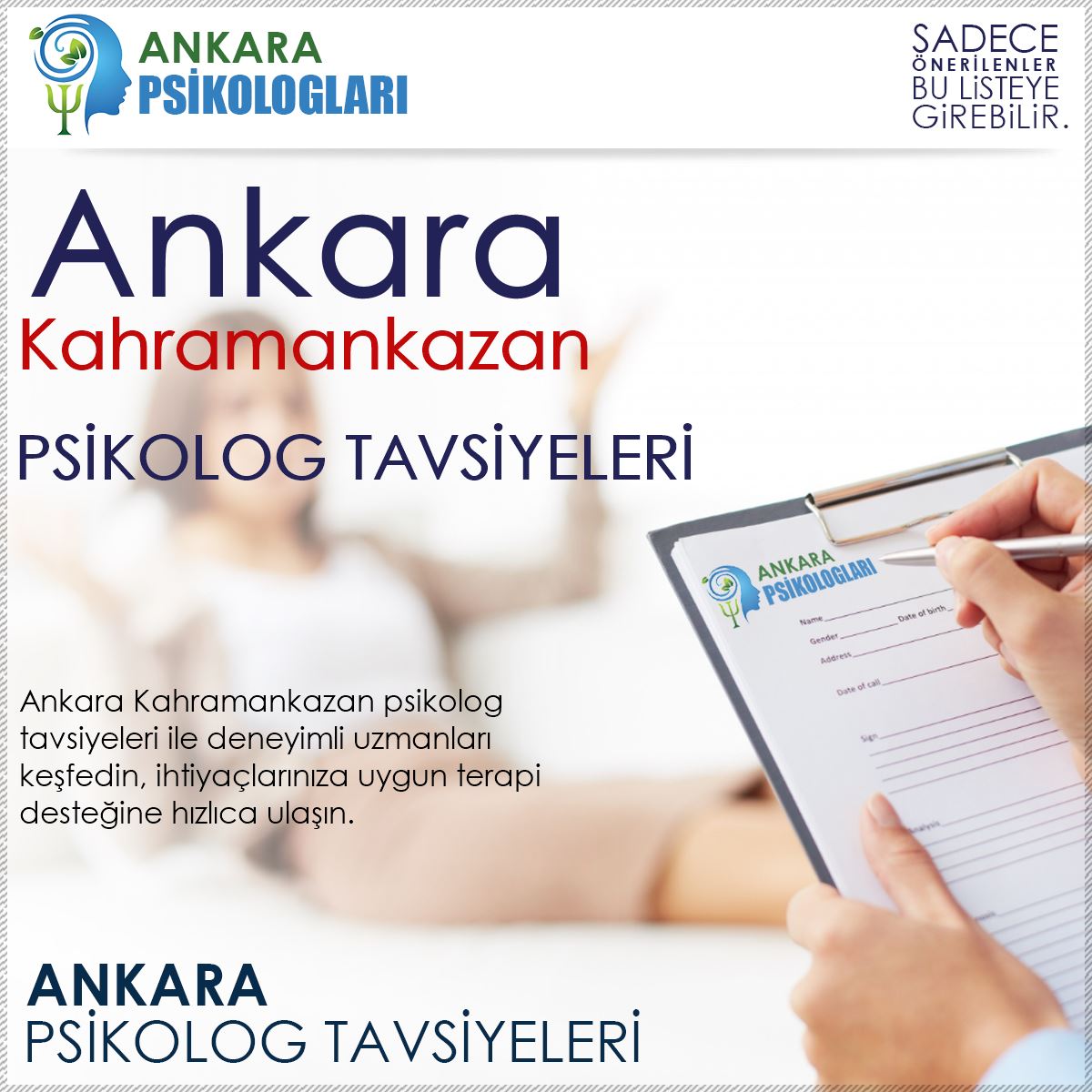Kahramankazan Psikolog Tavsiyeleri
