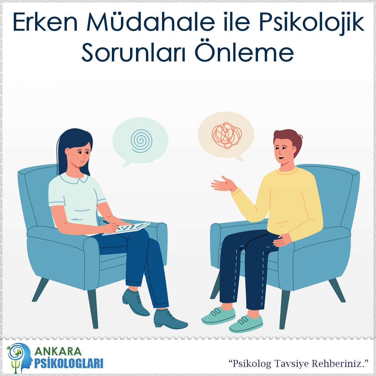 Erken Müdahale ile Psikolojik Sorunları Önleme : Kapak Görseli